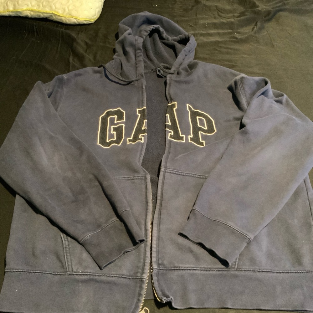 GAP Dark Blue Zip-Up Hoodie